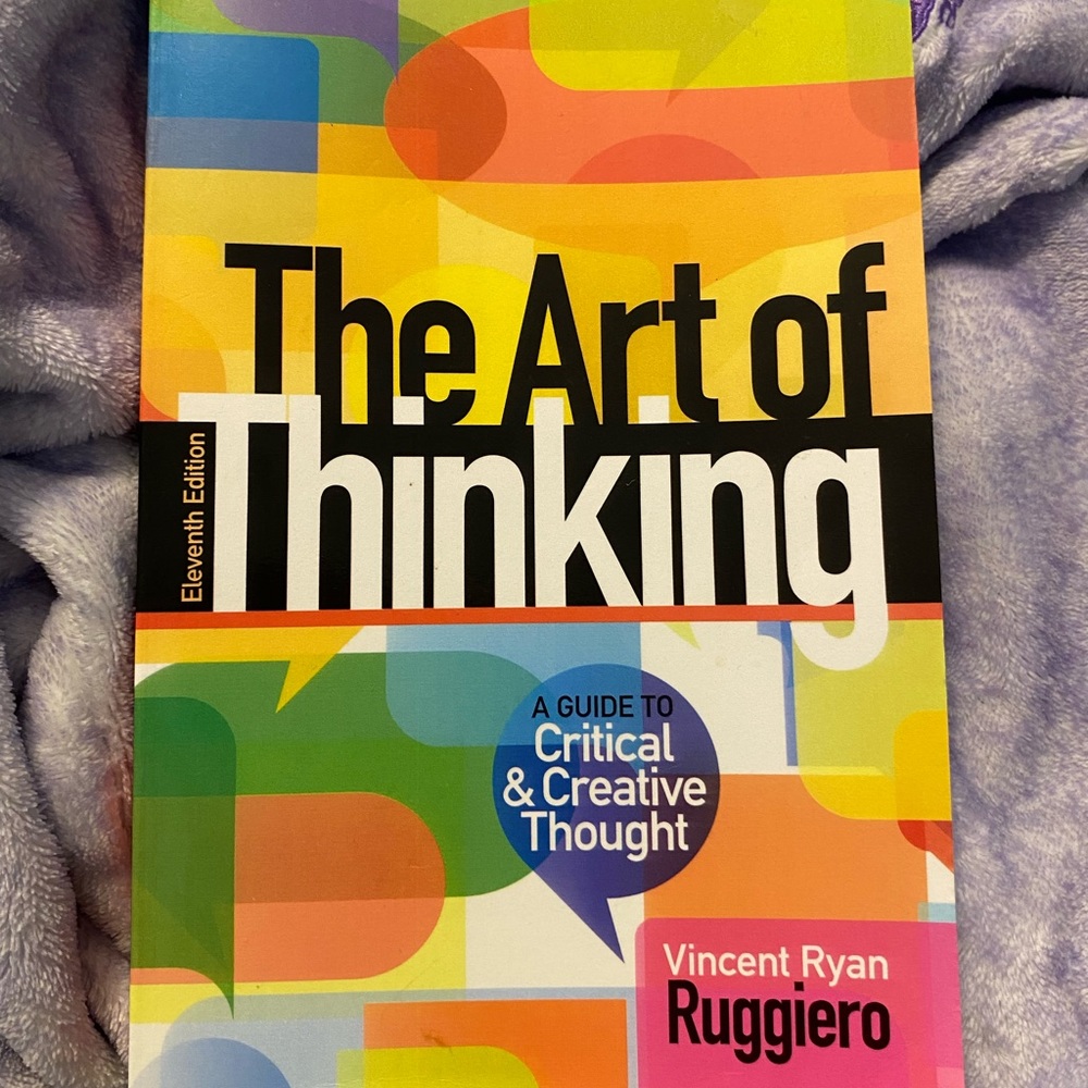 Used- The Art of Thinking by Vincent Ryan Ruggiero